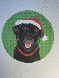 Christmas Black Lab