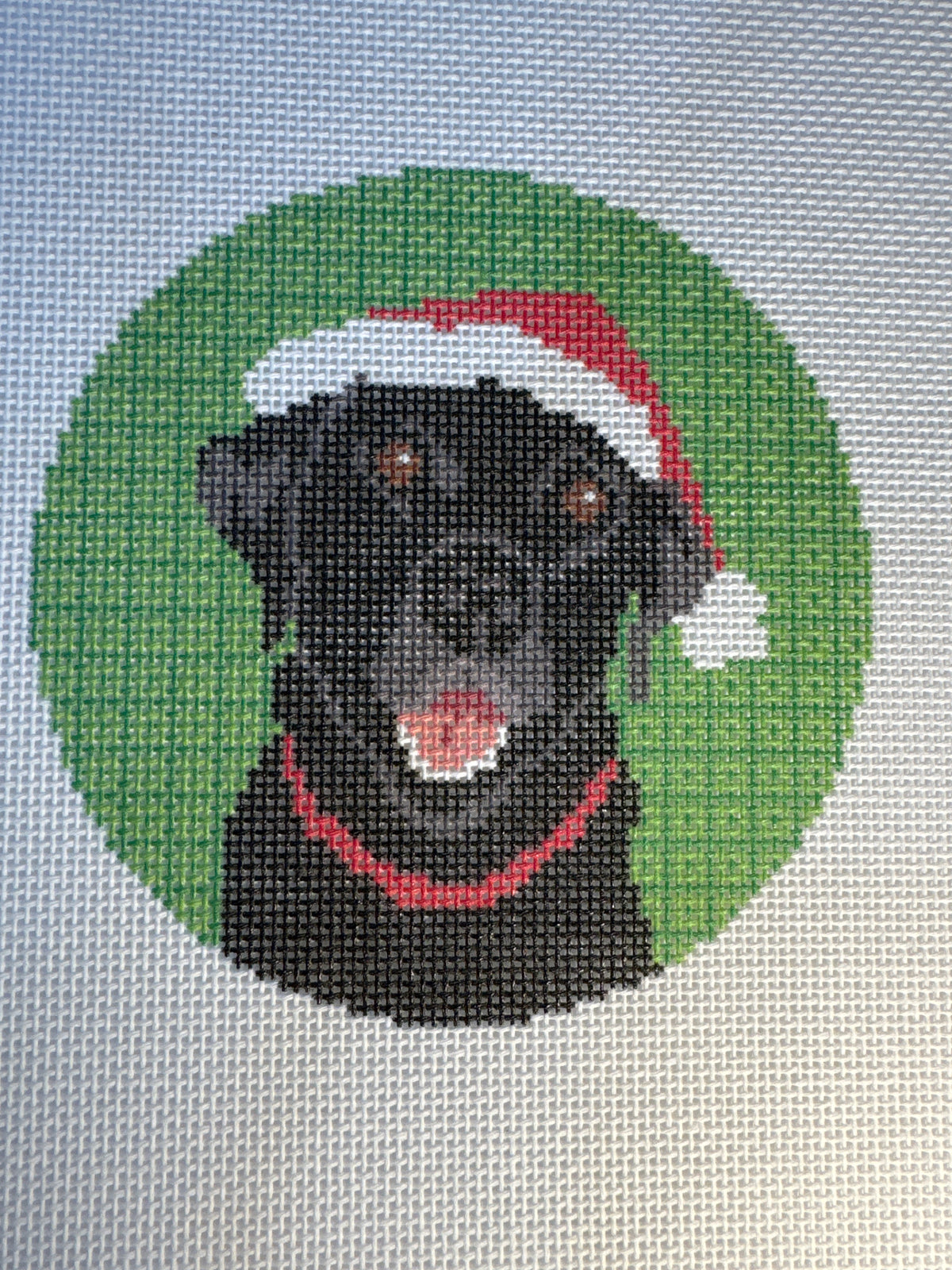 Christmas Black Lab