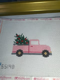 Pink Christmas Truck