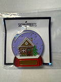 Gingerbread Snow Globe Needleminder