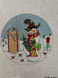 Patchwork Snowman