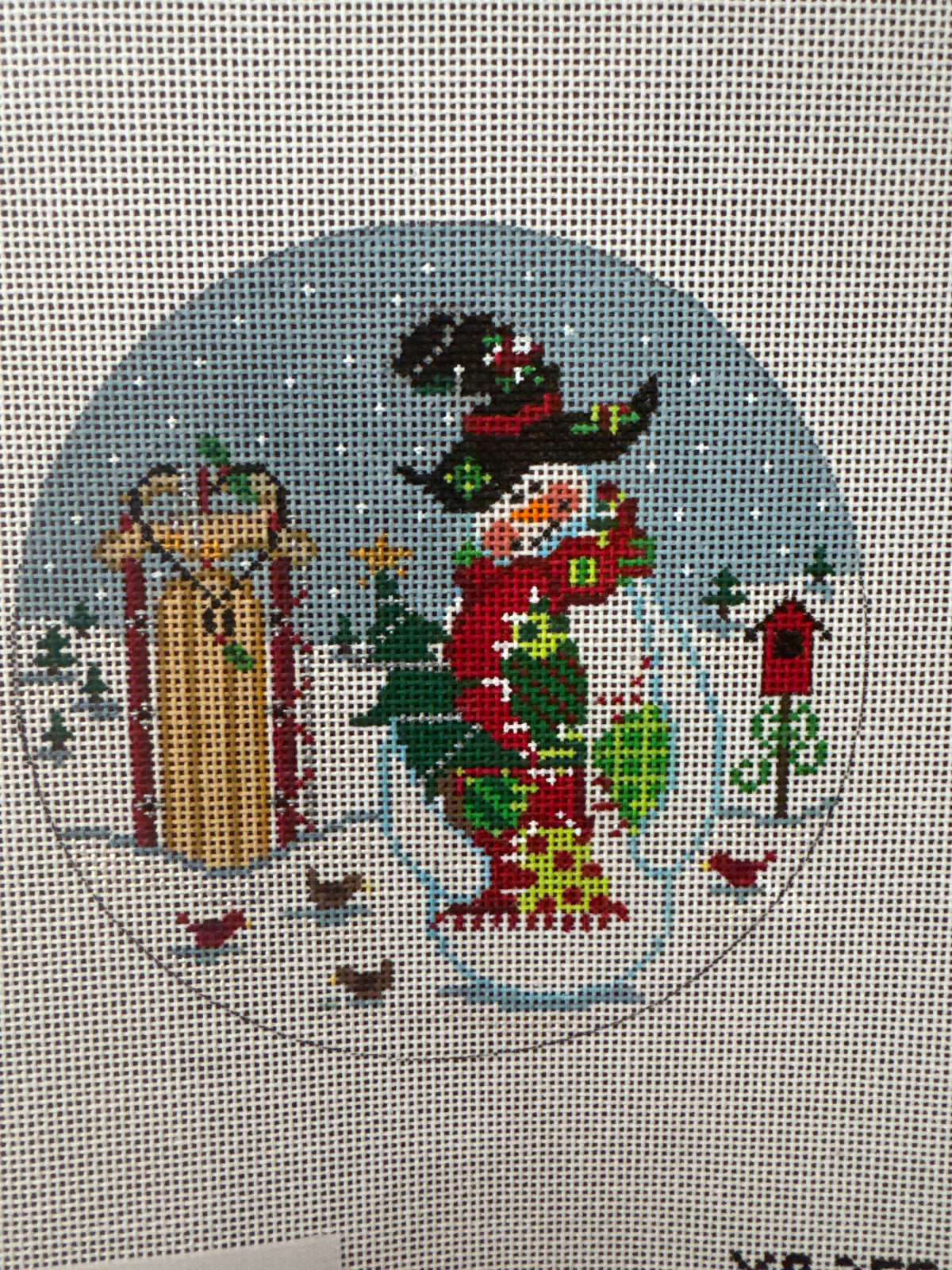Patchwork Snowman