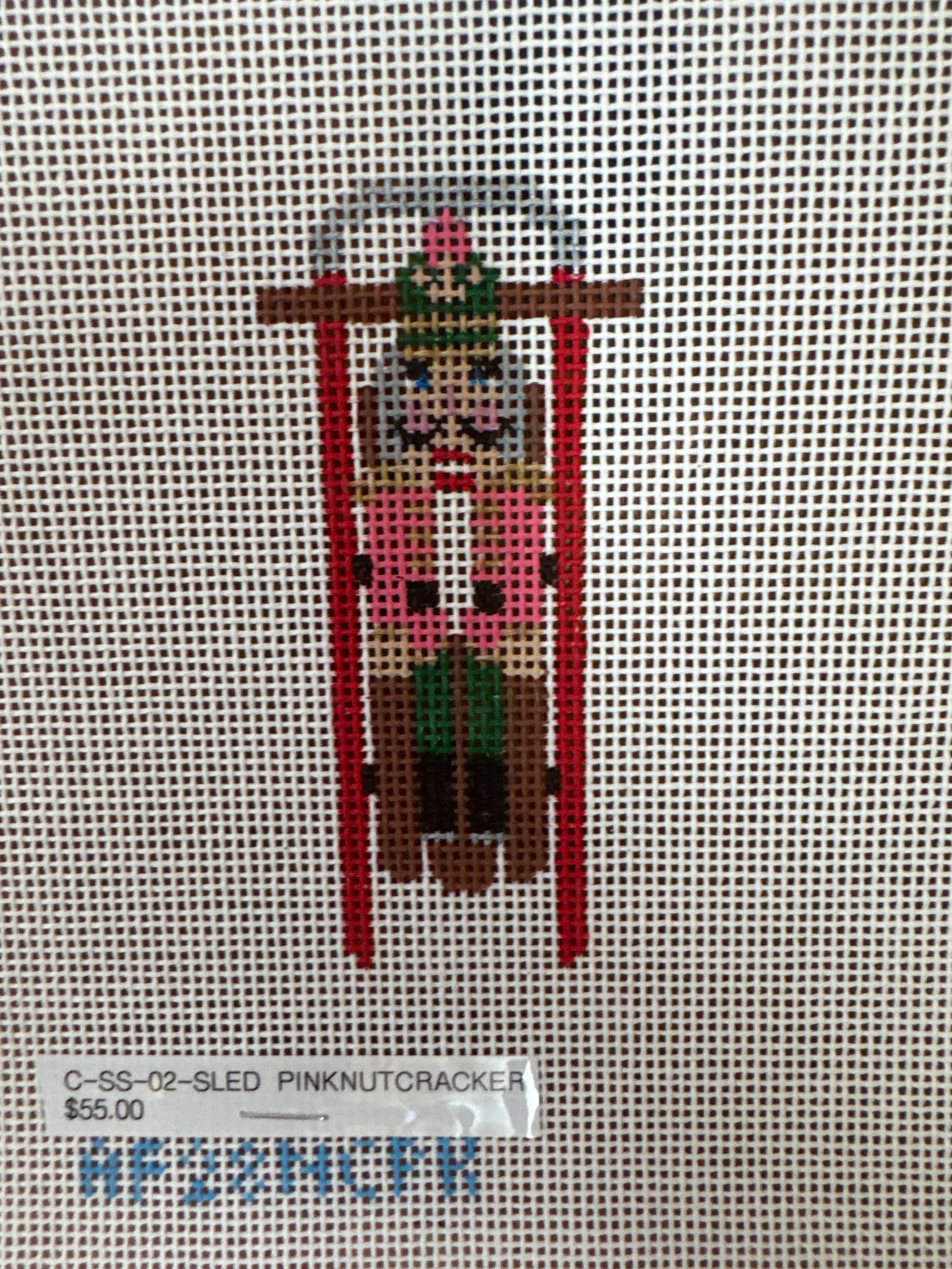 C-SS-02-Sled with Pink Nutcracker