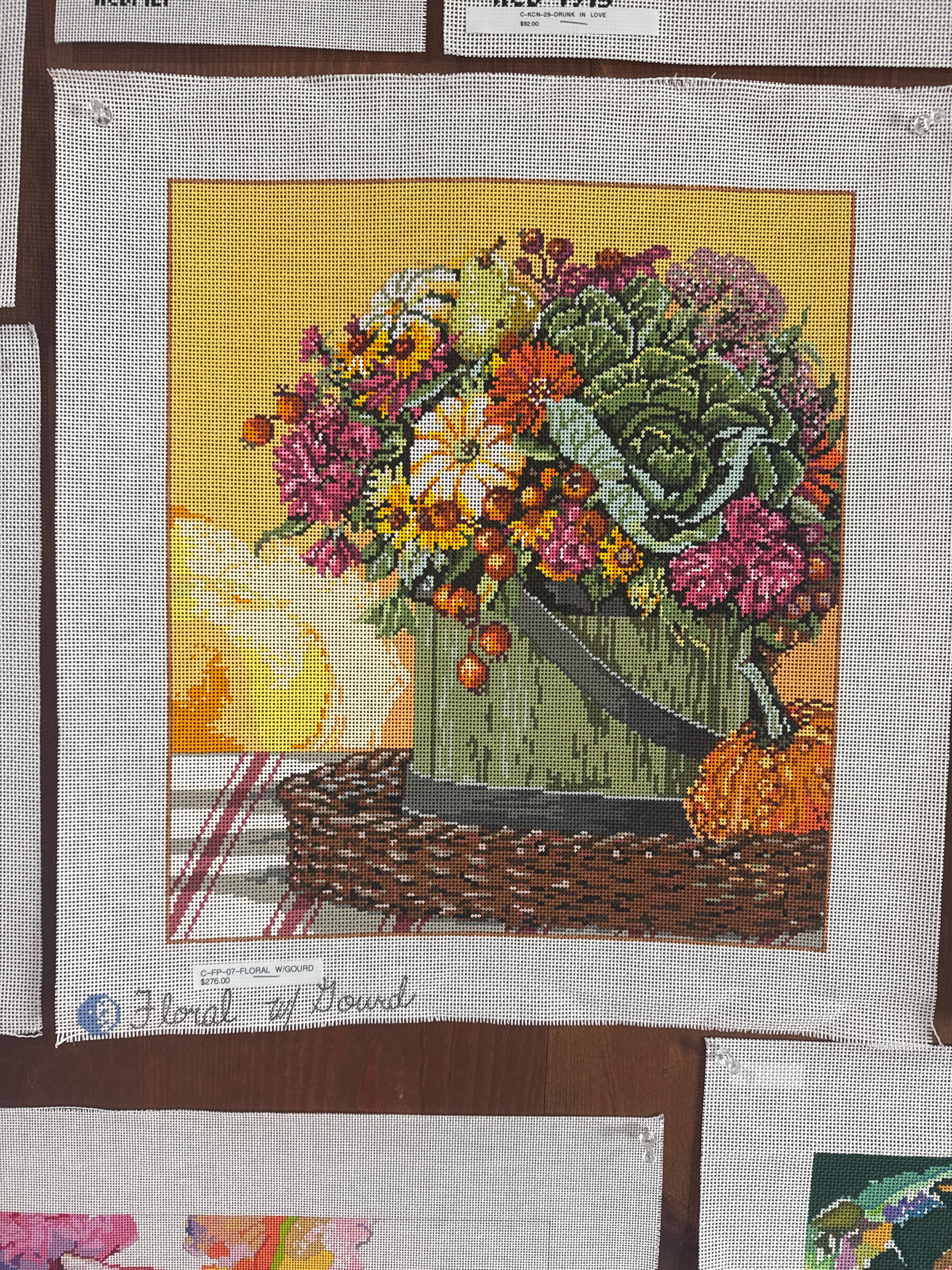 Floral with Gourd