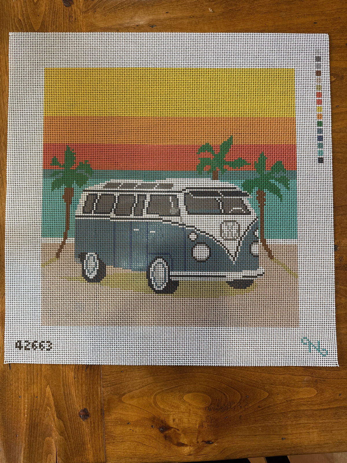 Hippie Van Pillow