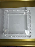 Scallop Acrylic Tray 5" Square