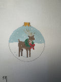 Reindeer in Wreath