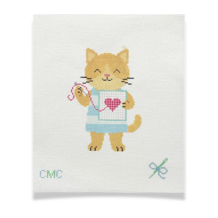 Nellie the Needle Pointing Kitty