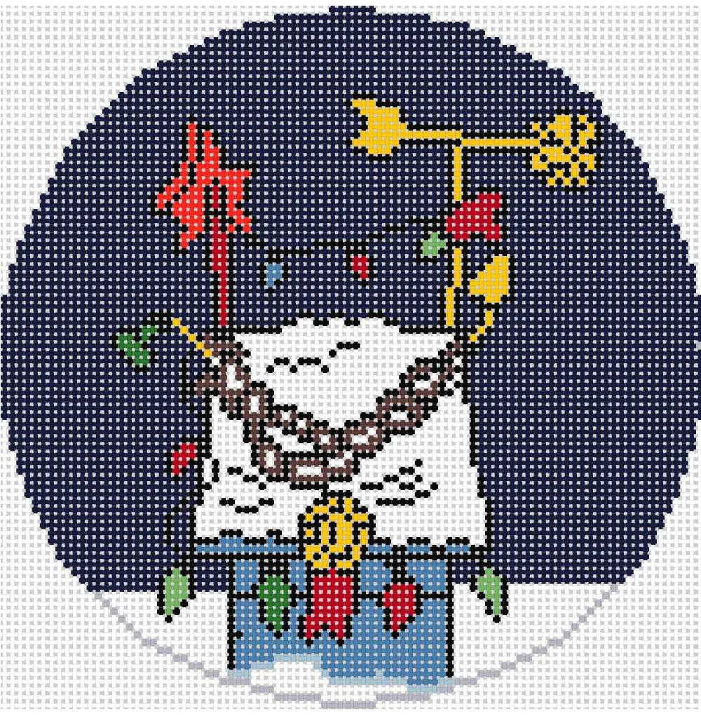 Snoopy's Decorated Doghouse Round