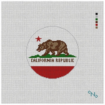 C-NP-16-California State Flag Ornament