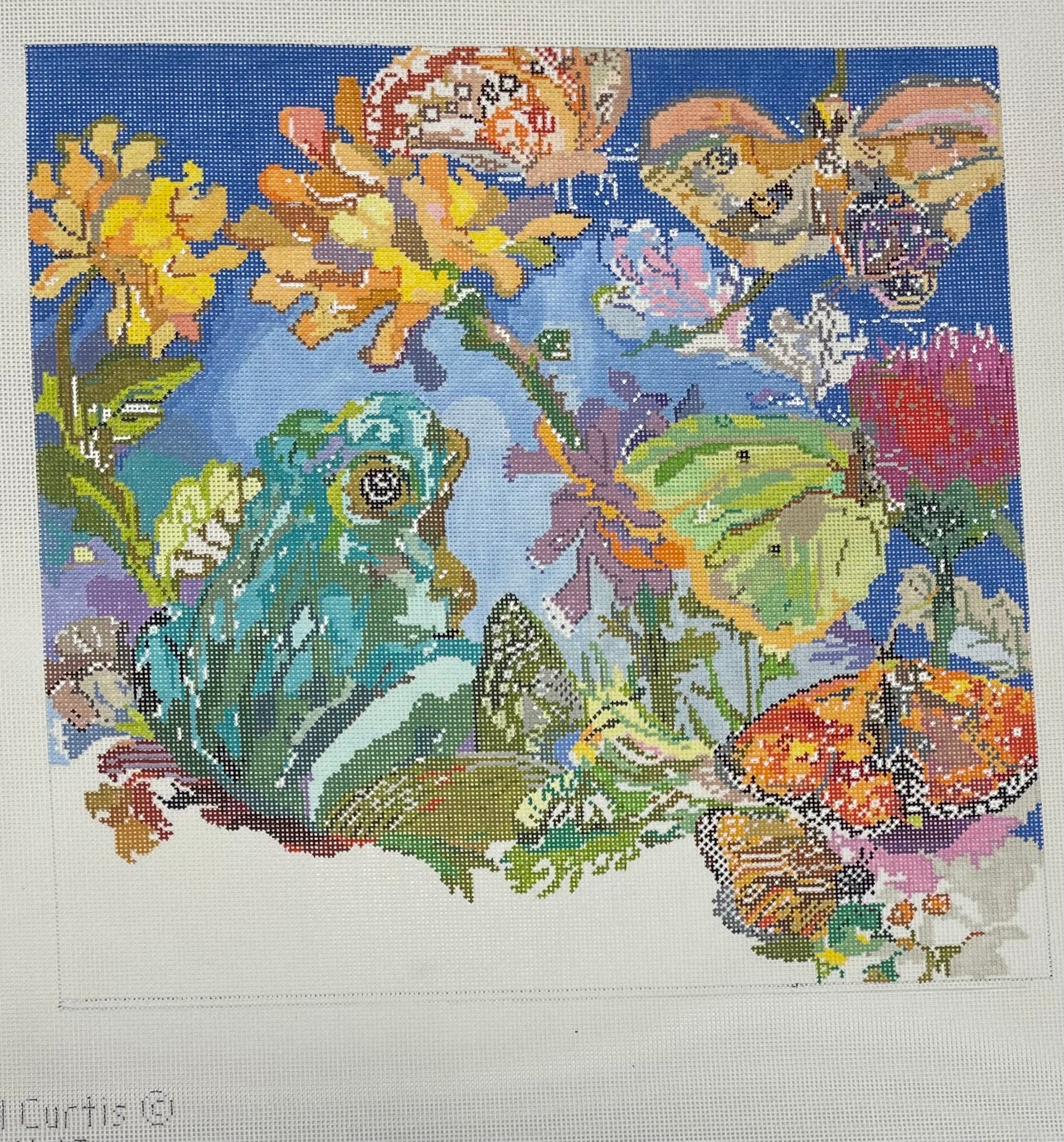 C-CC-06-Frog and Butterflies