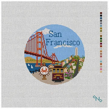 C-NP-06-San Francisco Ornament