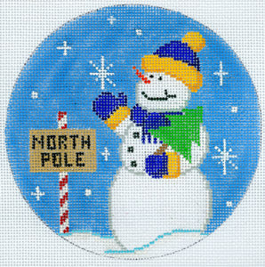 C-MC-27-Snowman at North Pole